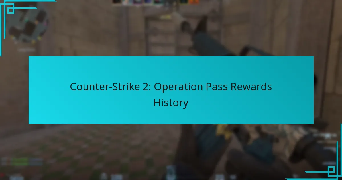 Counter-Strike 2: Operation Pass Rewards History