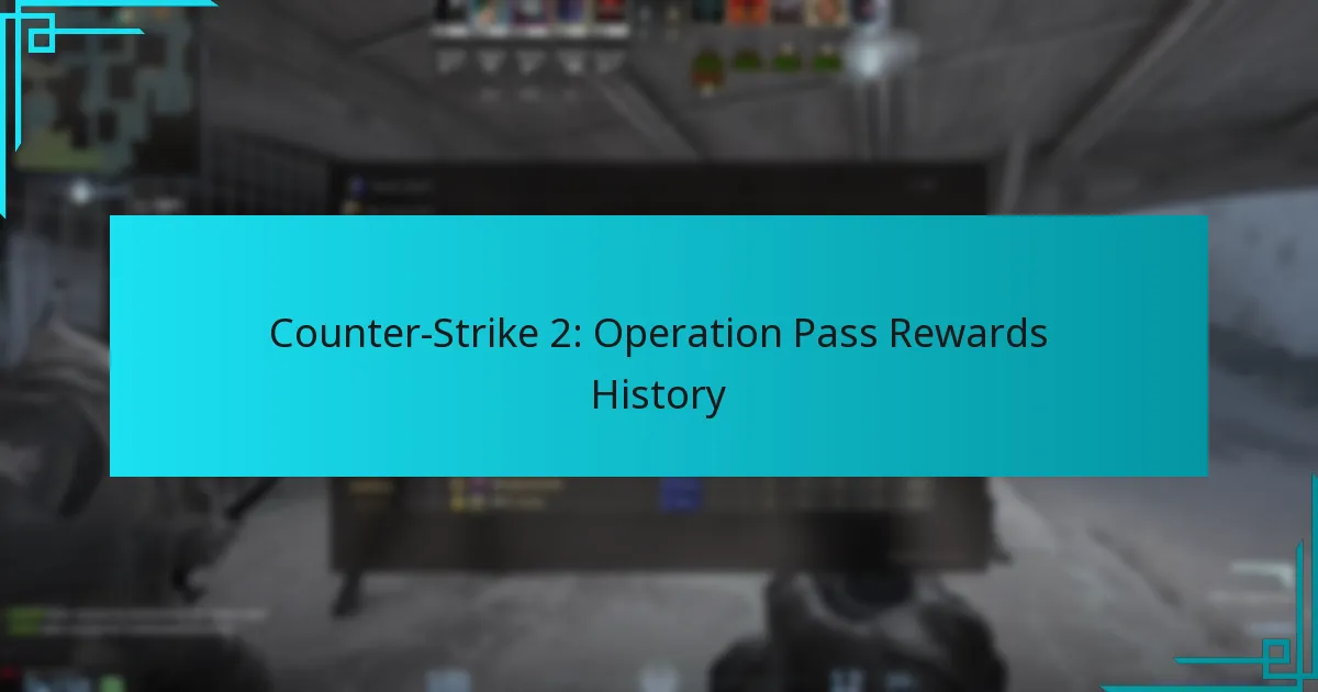 Counter-Strike 2: Operation Pass Rewards History