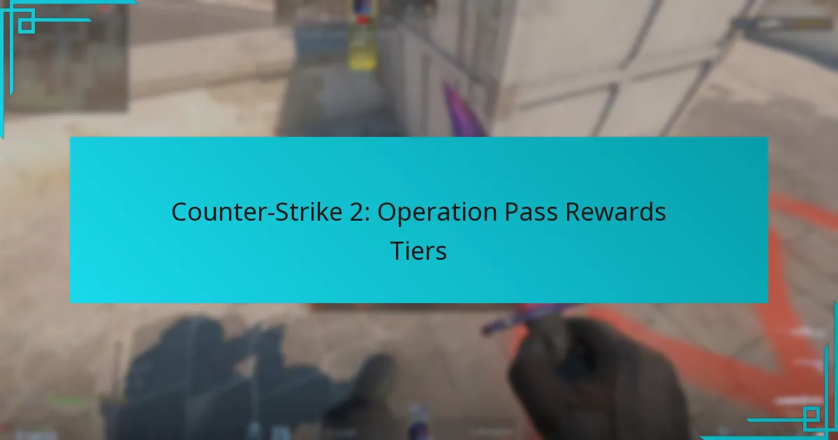 Counter-Strike 2: Operation Pass Rewards Tiers