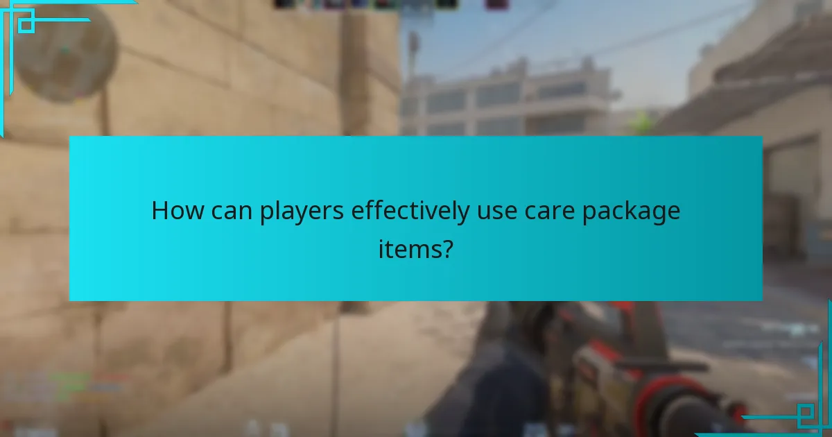 Which items can be found in Counter-Strike 2 care packages?