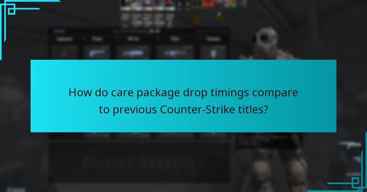 What recent updates have affected care package mechanics?