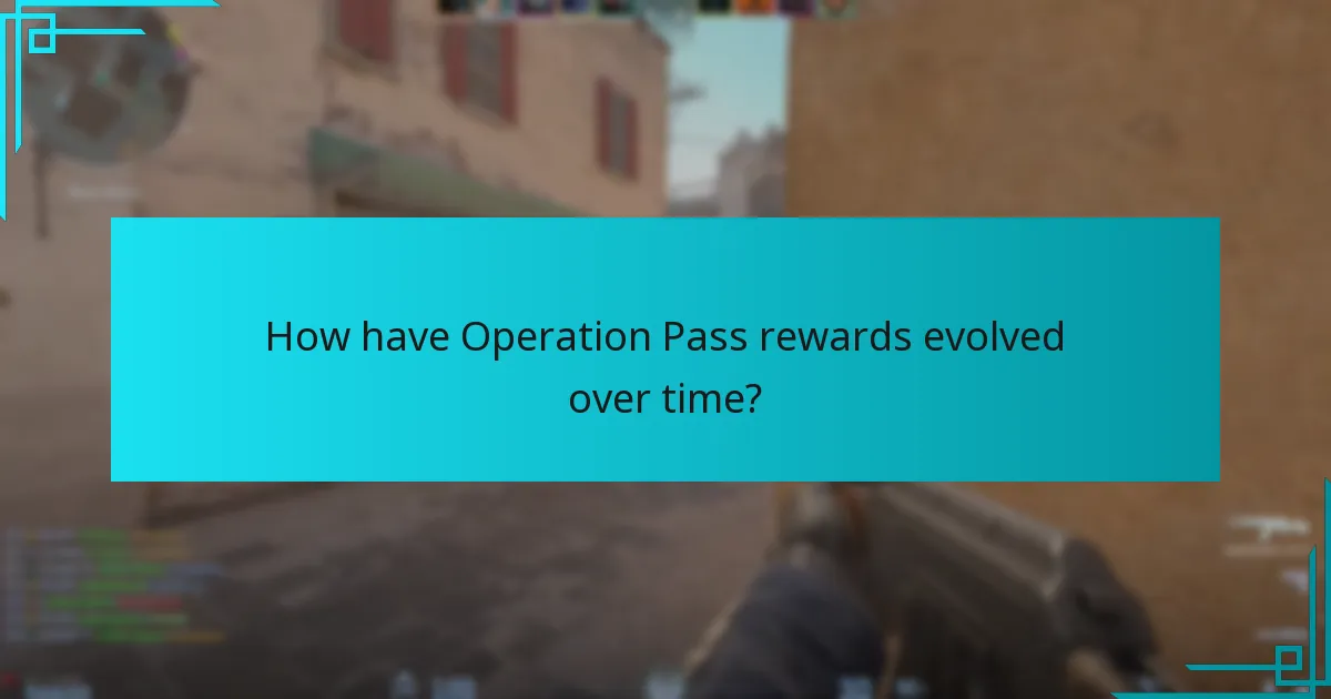 What rewards have been offered in past Operation Passes?