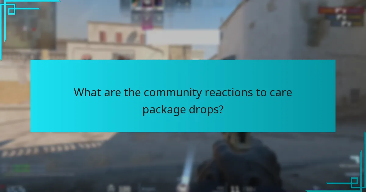 How can players effectively utilise items from care packages?