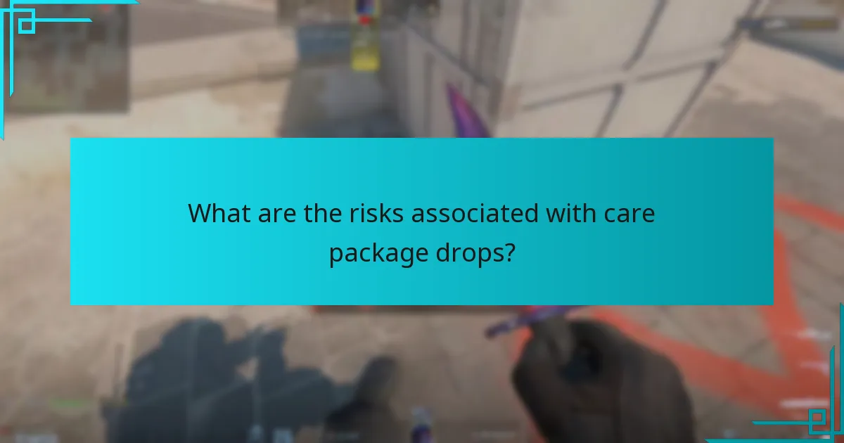 Which items from care packages are most valuable?
