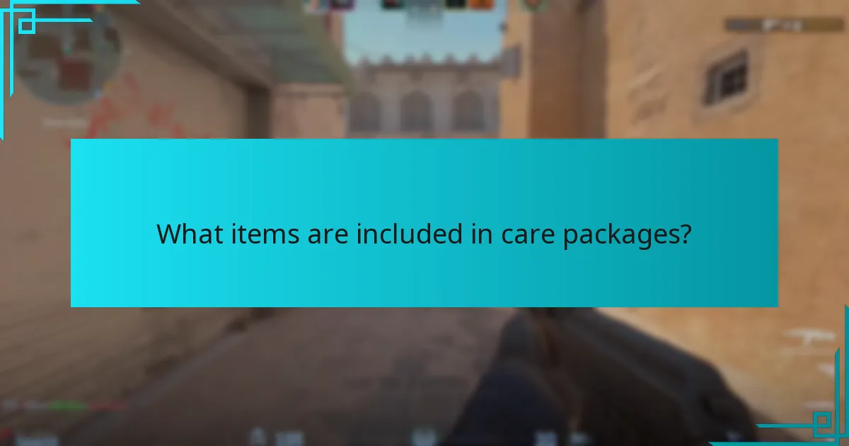 What are the community reactions to care package drop events?